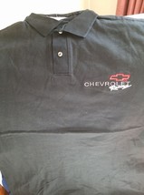 Chevy Bowtie &amp; Racing on a Black Medium Golf Shirt - €15,74 EUR