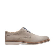 Clarks Men&#39;s Atticus LT Lace Oxford, Grey Nubuck, 8.5 - $54.44