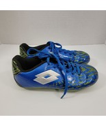 Lotto Youth Cleats Size 1.5 Blue Yellow Campione 1 1/2 Football/Soccer C... - £6.95 GBP