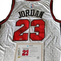 Michael Jordan Signed Autographed Chicago Bulls White Jersey - COA - £623.56 GBP