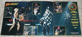 Red Hot Chili Peppers Pearl Jam Soundgarden Lollapalooza 1992 centerfold poster - £3.31 GBP