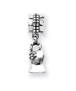 Sterling Silver Reflections Tank Top Dangle Bead QRS506 - £15.74 GBP