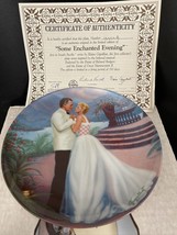 Knowles Plate &quot;Some Enchanted Evening&quot; 1987 Collectable Plate 8.5&quot; South... - £12.42 GBP