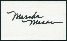 MARSHA MASON SIGNED 3X5 INDEX CARD ACTRESS CINDERELLA LIBERTY THE GOODBY... - £13.97 GBP