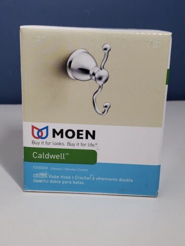 Primary image for Moen Y3103CH Caldwell Chrome Robe Hook - New