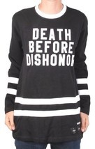 40 OZ Forty Ounce NYC Men&#39;s Black Dishonor Flatback Sweater Sweatshirt NWT - $29.98