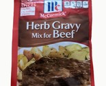 McCormick Herb Gravy Mix for Beef discontinued/collectible BB 4/21 packe... - $19.79