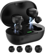 True Wireless Earbuds, Bluetooth Headphones with Microphone and Touch Control - £15.59 GBP