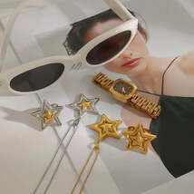 Wholesale Jewelry Classic Style Pentagram 304 Stainless Steel PVD Coated... - €6,62 EUR+