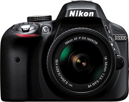 Digital Slr Nikon D3300 In Black With Af-P Dx 18-55Mm Vr. - £726.48 GBP