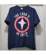 The Lord Is My Shield Psalm 3 Captain America Logo Parody T-Shirt Men&#39;s XL - $74.94 CAD