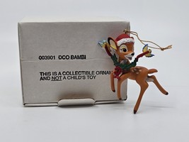 Vtg Disney Grolier Ornament Bambi Christmas Tree Ornament 003901 - €16,09 EUR