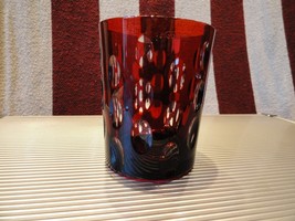 Details about   Faberge Ruby Red  Crystal  Old Fashion Glass - $225.00