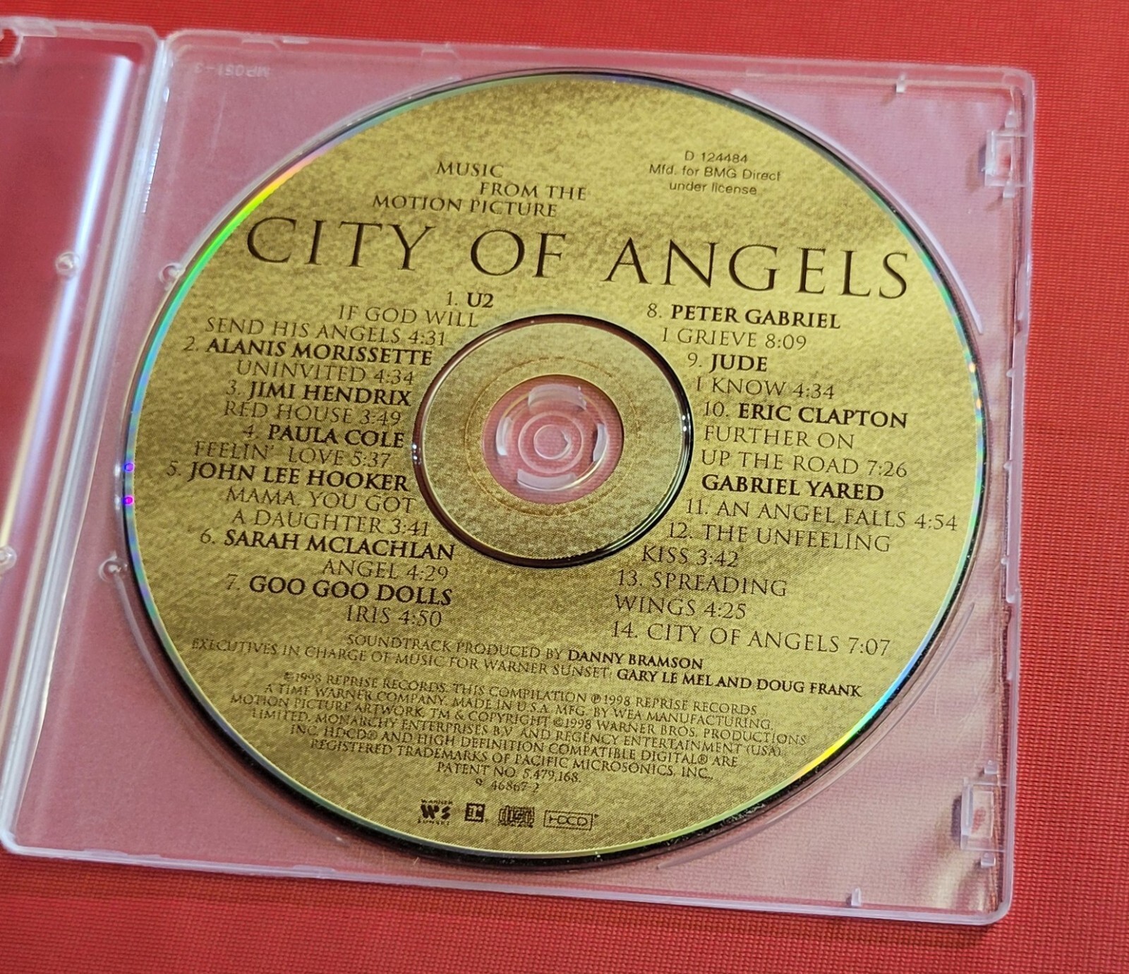 City of Angels (Original Soundtrack) by Various Artists (CD 1998 Reprise... - $5.93