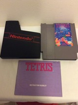 Tetris 1 GREY  (Nintendo Entertainment System NES) W/ Manual &amp; Dust Super Clean - $16.95