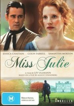 Miss Julie DVD | Jessica Chastain, Colin Farrell | Region 4 - £8.59 GBP