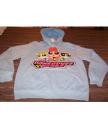 THE POWERPUFF GIRLS HOODIE HOODED Sweatshirt ADULT LARGE NEW w/ TAG - $67.70 CAD