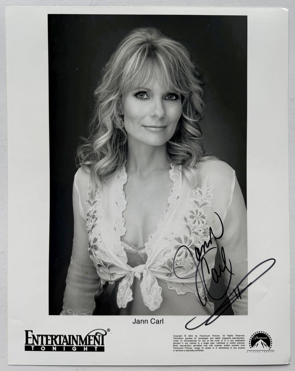 Jann Carl Autographed Glossy 8x10 Photo - $14.00