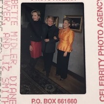 1997 Bette Midler Diane Sawyer Liz Smith Celebrity Color Transparency Slide - £7.58 GBP