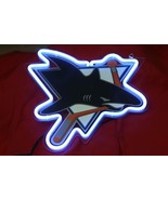 NHL San Jose Sharks Hockey Beer Bar Neon Light Sign 10 &quot; x 8&quot; - £157.11 GBP