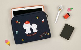 AntenaShop Boucle Bichon iPad Tablet Sleeve Pouch Bag Cover Case Korean Design image 2