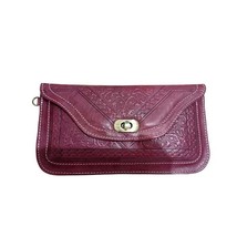 Handmade Real Leather Wallet Women Purse Safe Zipper Wallet Perfect for Gift  - £31.42 GBP