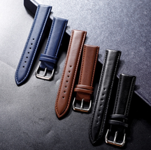 18mm Premium Genuine Cowhide Leather Strap - Handmade 18 mm Watch Band - £6.95 GBP