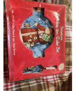 Holiday Stoneware Star of Wonder 2 pc Cake Set 10&quot; Plate and Server - $6.79