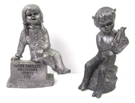 Michael Ricker Solid Pewter Figurine Set Pixie Elf Girl Collectors Socie... - £13.92 GBP