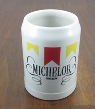 Michelob Beer Ceramic Stein/Mug Ceramarte Beige Heavy Nice Excellent 26 oz  - £30.15 GBP