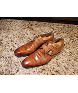 Magnanni &#39;Marco&#39; Monk Strap Cuero Loafer Slip On Shoe Brown 15477 Men’s ... - €85,01 EUR