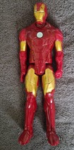 2013 Marvel 30cm Poseable Iron Man Red/Gold Superhero Action Figure Hasbro Toy - £5.80 GBP