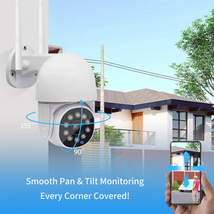 Indoor Security Cameras 3Inch Wifi Cameras for Home Security 1080P Dome ... - £57.65 GBP