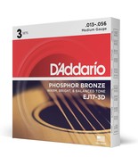 D&#39;Addario Guitar Strings - Phosphor Bronze Acoustic Guitar Strings -, Pack - $34.98