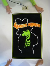 Marilyn Manson Poster Top Hat Green Face Blacklight - £201.65 GBP