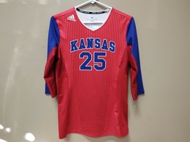 Adidas New University of Kansas KU Jayhawks Volleyball Jersey #25 Size Medium  - £14.94 GBP