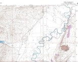 Leefe Quadrangle Utah-Wyoming 1986 USGS Topo Map 7.5 Minute Topographic - $23.99