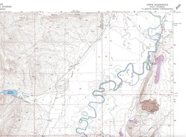 Leefe Quadrangle Utah-Wyoming 1986 USGS Topo Map 7.5 Minute Topographic - £18.73 GBP