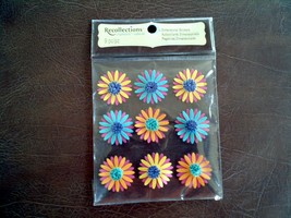 Recollections Signature Dimensional Stickers - SPRING FLOWERS - £4.74 GBP
