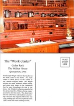 Iowa Quasqueton Work Center Cedar Rock Walter House Frank Lloyd VTG Postcard - £7.49 GBP