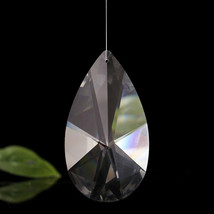 10pcs 50/63/76mm Pear-shaped Crystal Pendant Prism Chandelier Lamp Light... - £14.17 GBP