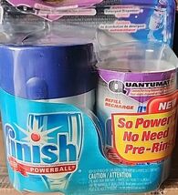 Finish Powerball Quantumatic Automatic Dish Detergent Kit 1 Dispenser + ... - $18.80