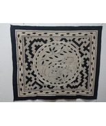 Shipibo Native Old kene design Painted cloth 105 (natural dyes) - $50.00