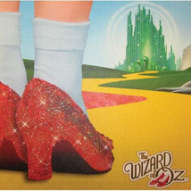 Journey to the Land of The Wizard of Oz 15 x 15 Glitter Canvas Wall Art BOXED - £26.51 GBP