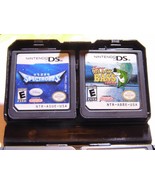 Intec Nintendo DS Lite Game Holder Travel Case-  Black Plastic WITH 4 GAMES - £37.96 GBP