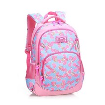 girl students lovely cartoon rabit princess water resist backpack - $23.40