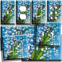 Vintage Lilies Of The Valley Wildflower Light Switch Outlet Wall Plate Art Decor - £9.43 GBP+