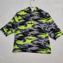 Roma Concept Boys Hoodie Size 2X Camouflage Pullover Gray/Green - £9.31 GBP