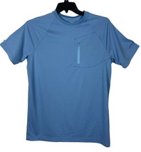 Lake and Trail Mens T Shirt Size Medium Blue Tee New UPF 30 - $11.69