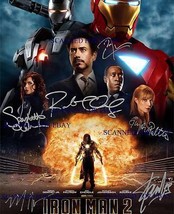 Iron Man 2 Cast Autographed 8x10 Rp Photo By 6 Stan Lee Downey Paltrow Rourke + - £14.14 GBP